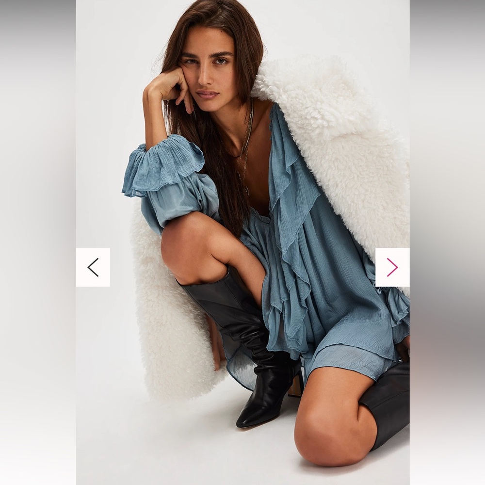 NWOT free people Prairie Dust romper - Picture 4 of 16